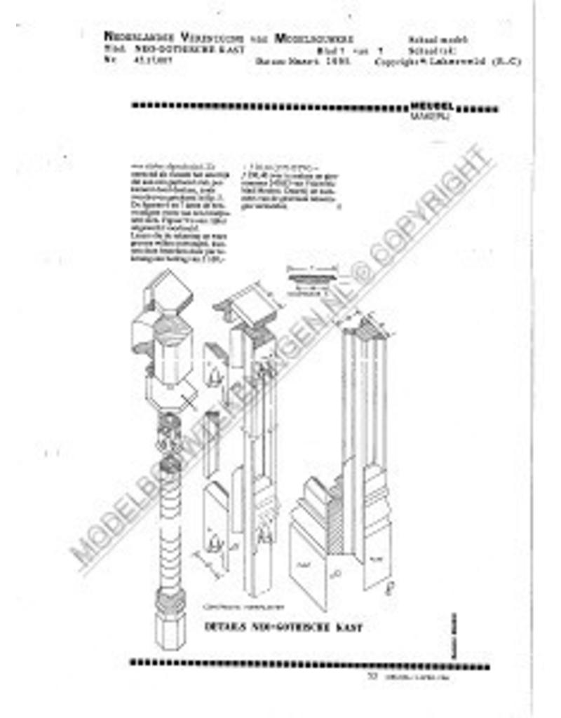 MBT 45.17.007 Neo-Gothic cabinet
