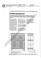 MBT Holländischer Renaissanceschrank - Bauzeichnung Maßstab 1 : N/A (45.17.011)
