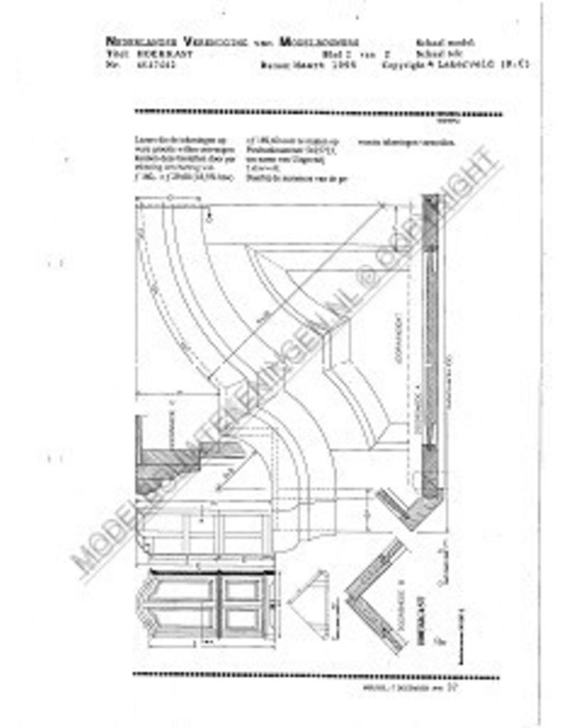 MBT Hoekkast - Bouwtekening Schaal 1 : N/A (45.17.012)