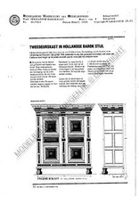 MBT Holländischer Barockschrank - Bauzeichnung Maßstab 1 : N/A (45.17.013)