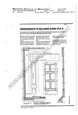 MBT Holländischer Barockschrank - Bauzeichnung Maßstab 1 : N/A (45.17.013)