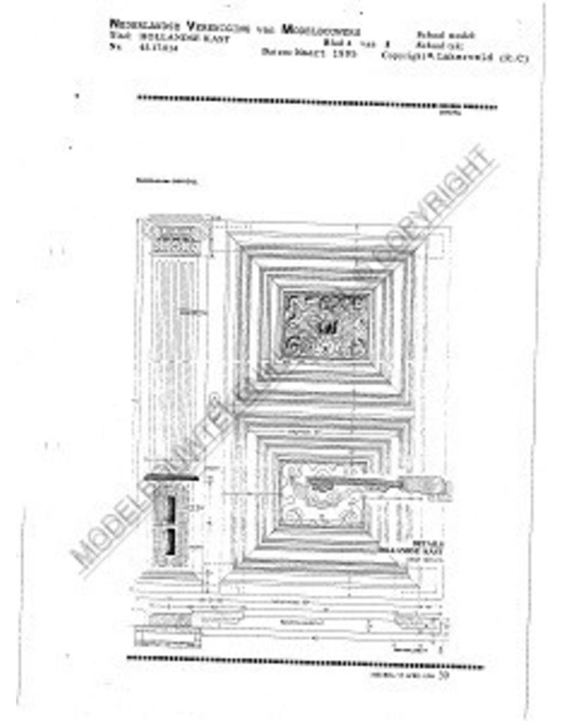 MBT Hollandse kast - Bouwtekening Schaal 1 : N/A (45.17.014)