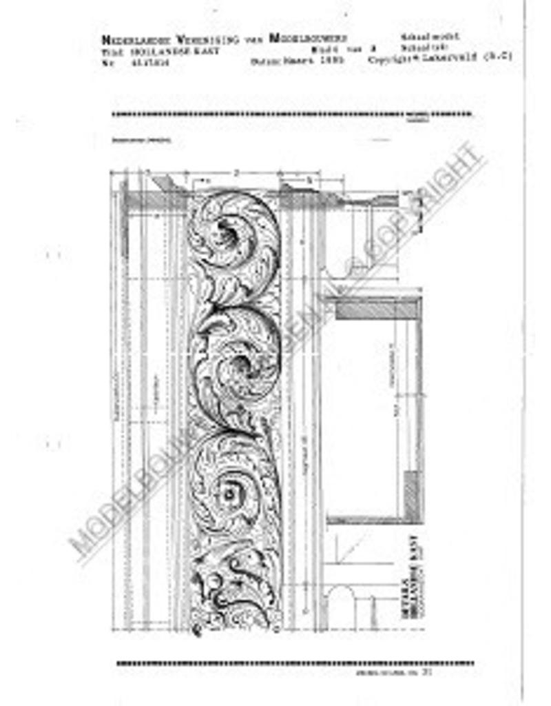 MBT Hollandse kast - Bouwtekening Schaal 1 : N/A (45.17.014)