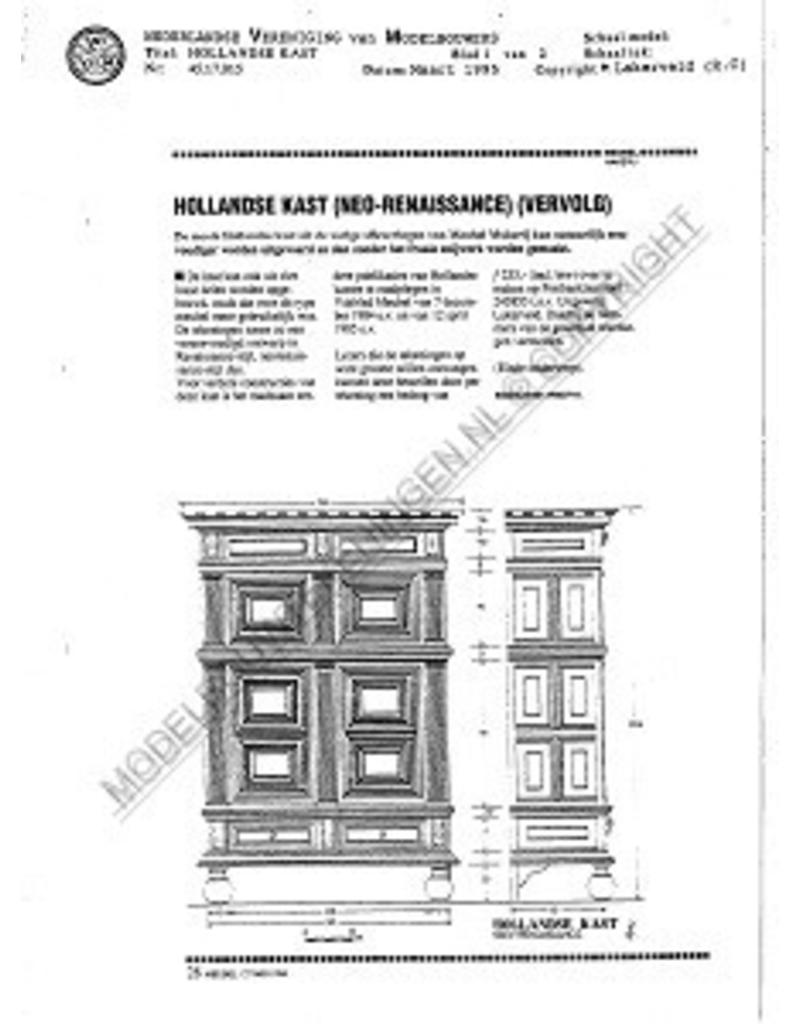 MBT Hollandse kast - Bouwtekening Schaal 1 : N/A (45.17.015)