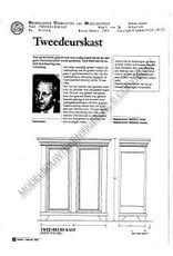 MBT Tweedeurskast - Bouwtekening Schaal 1 : N/A (45.17.016)