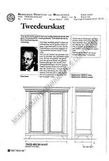 MBT Linnenkast in colonial stijl - Bouwtekening Schaal 1 : N/A (45.17.017)