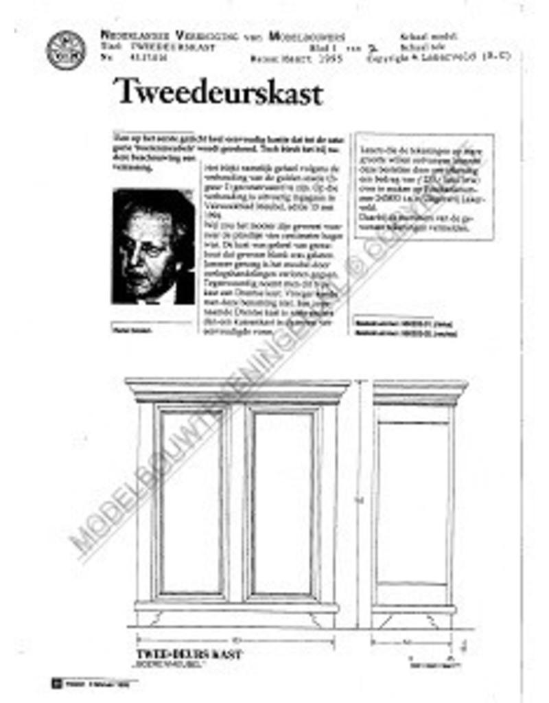 MBT Linnenkast in colonial stijl - Bouwtekening Schaal 1 : N/A (45.17.017)