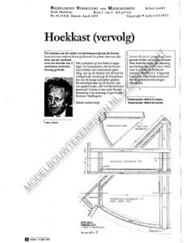 MBT Eckschrank - Bauzeichnung Maßstab 1 : N/A (45.17.018)