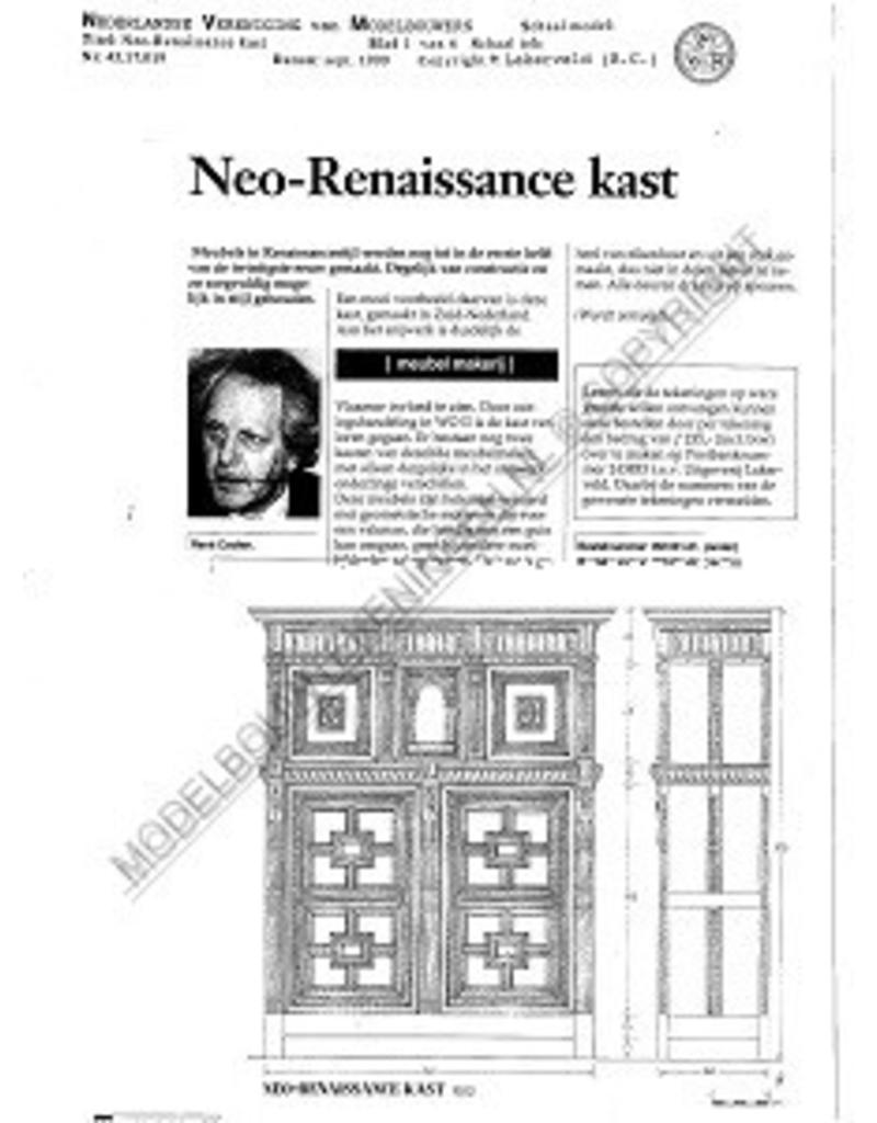MBT Neo-Renaissance Schrank - Bauzeichnung Maßstab 1 : N/A (45.17.019)