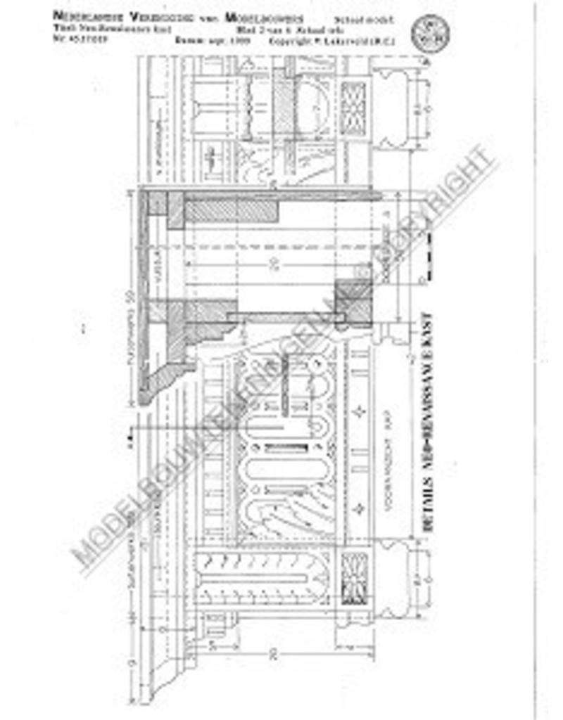 MBT Neo-renaissance kast - Bouwtekening Schaal 1 : N/A (45.17.019)