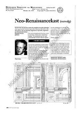 MBT Neo-Renaissance Schrank - Bauzeichnung Maßstab 1 : N/A (45.17.019)