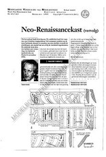 MBT Neo-renaissance kast - Bouwtekening Schaal 1 : N/A (45.17.019)