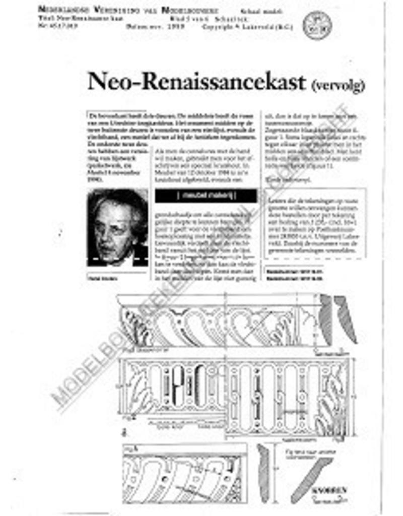 MBT Neo-Renaissance Schrank - Bauzeichnung Maßstab 1 : N/A (45.17.019)