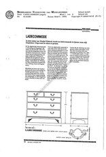 MBT Engelse ladecommode - Bouwtekening Schaal 1 : N/A (45.18.002)