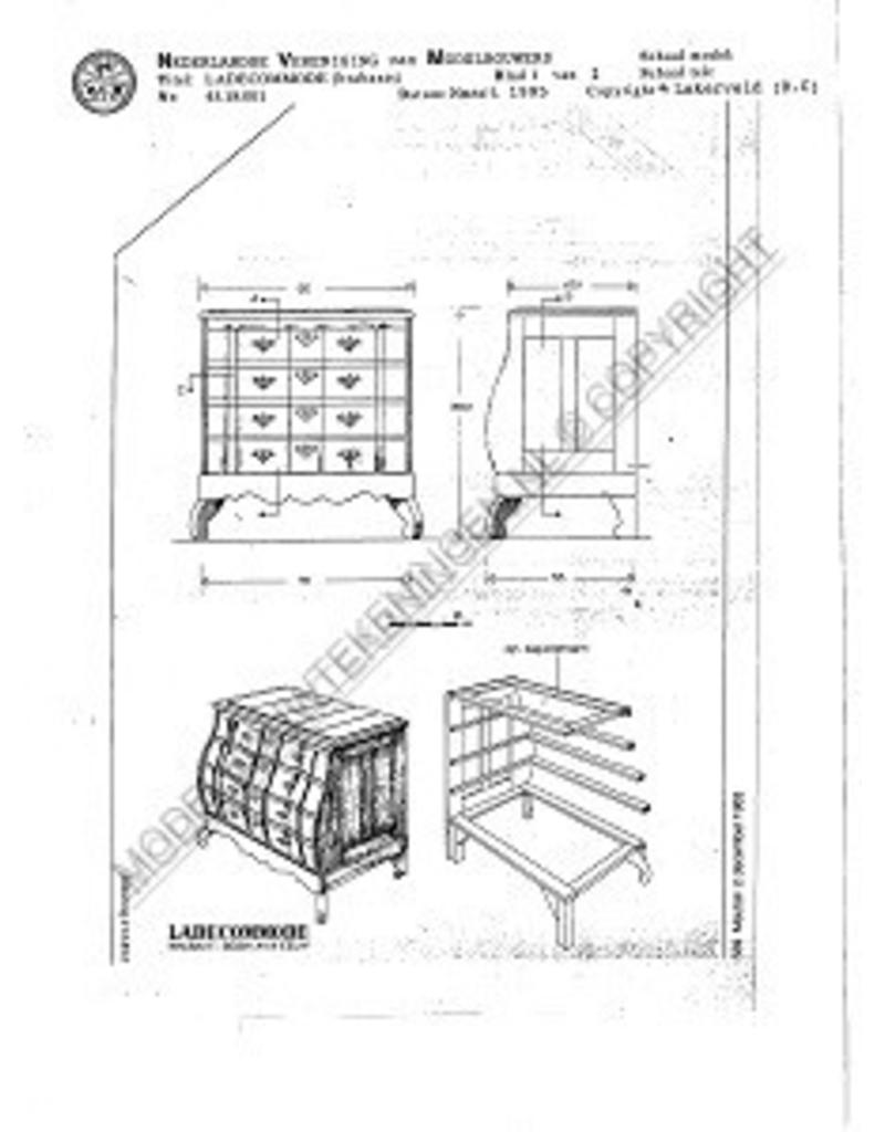 NVM 45.18.003 Schubladen Kommode