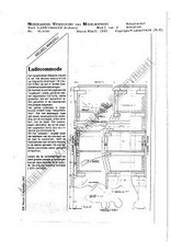 MBT Schubladenkommode - Bauzeichnung Maßstab 1 : N/A (45.18.003)