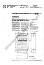 MBT Chiffonier - Bauzeichnung Maßstab 1 : N/A (45.18.005)