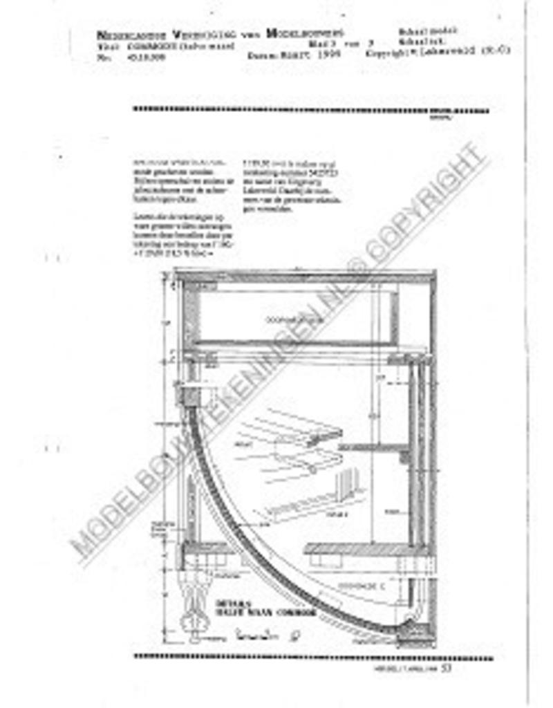 MBT Halbmond-Kommode - Bauzeichnung Maßstab 1 : N/A (45.18.008)