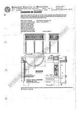 MBT Louis XVI halve maan commode - Bouwtekening Schaal 1 : N/A (45.18.009)