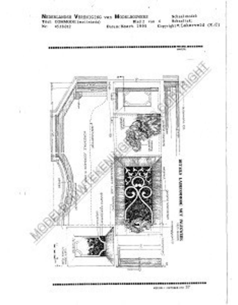 MBT 45.18.012 commode met intarsia