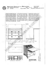 MBT Engelse secretaire - Bouwtekening Schaal 1 : N/A (45.19.001)