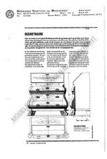 MBT Louis XV-XVI secretaire - Bouwtekening Schaal 1 : N/A (45.19.002)