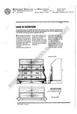 MBT Louis XV secretaire - Bouwtekening Schaal 1 : N/A (45.19.004)
