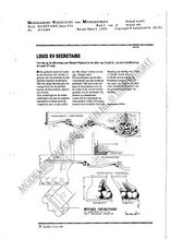 MBT Louis XV Sekretär - Bauzeichnung Maßstab 1 : N/A (45.19.004)