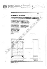 MBT Biedermeier Sekretär - Bauzeichnung Maßstab 1 : N/A (45.19.005)