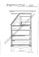 MBT Queen Anne secretaire - Bouwtekening Schaal 1 : N/A (45.19.007)