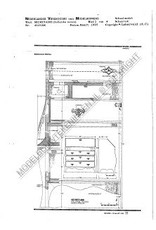 MBT Hollandse rococo secretaire - Bouwtekening Schaal 1 : N/A (45.19.008)