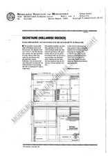 MBT Hollandse rococo secretaire - Bouwtekening Schaal 1 : N/A (45.19.008)