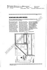 MBT Hollandse rococo secretaire - Bouwtekening Schaal 1 : N/A (45.19.008)