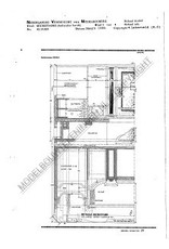 MBT Holländischer Barocksekretär - Bauzeichnung Maßstab 1 : N/A (45.19.009)