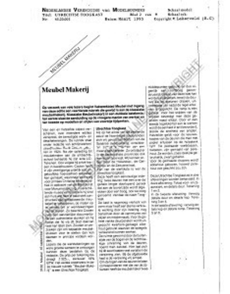 MBT Utrechter Bogenschrank - Bauzeichnung Maßstab 1 : N/A (45.20.001)