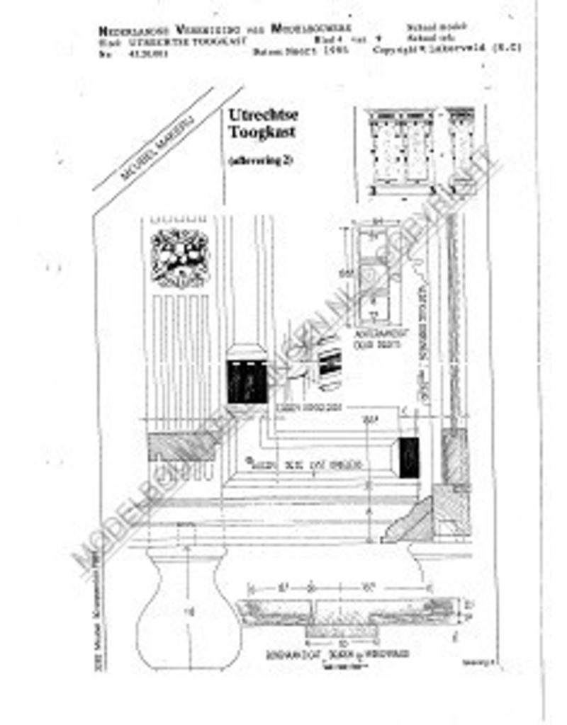 MBT Utrechter Bogenschrank - Bauzeichnung Maßstab 1 : N/A (45.20.001)