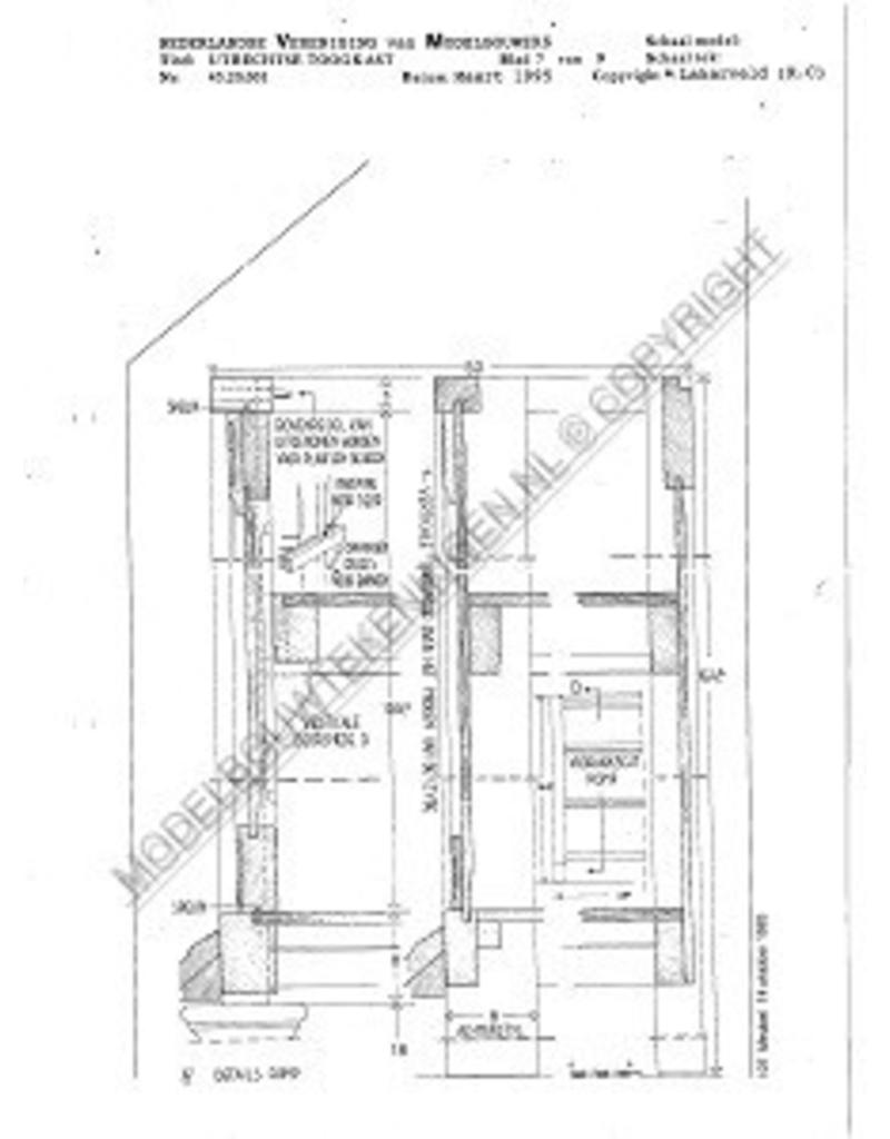 MBT Utrechter Bogenschrank - Bauzeichnung Maßstab 1 : N/A (45.20.001)