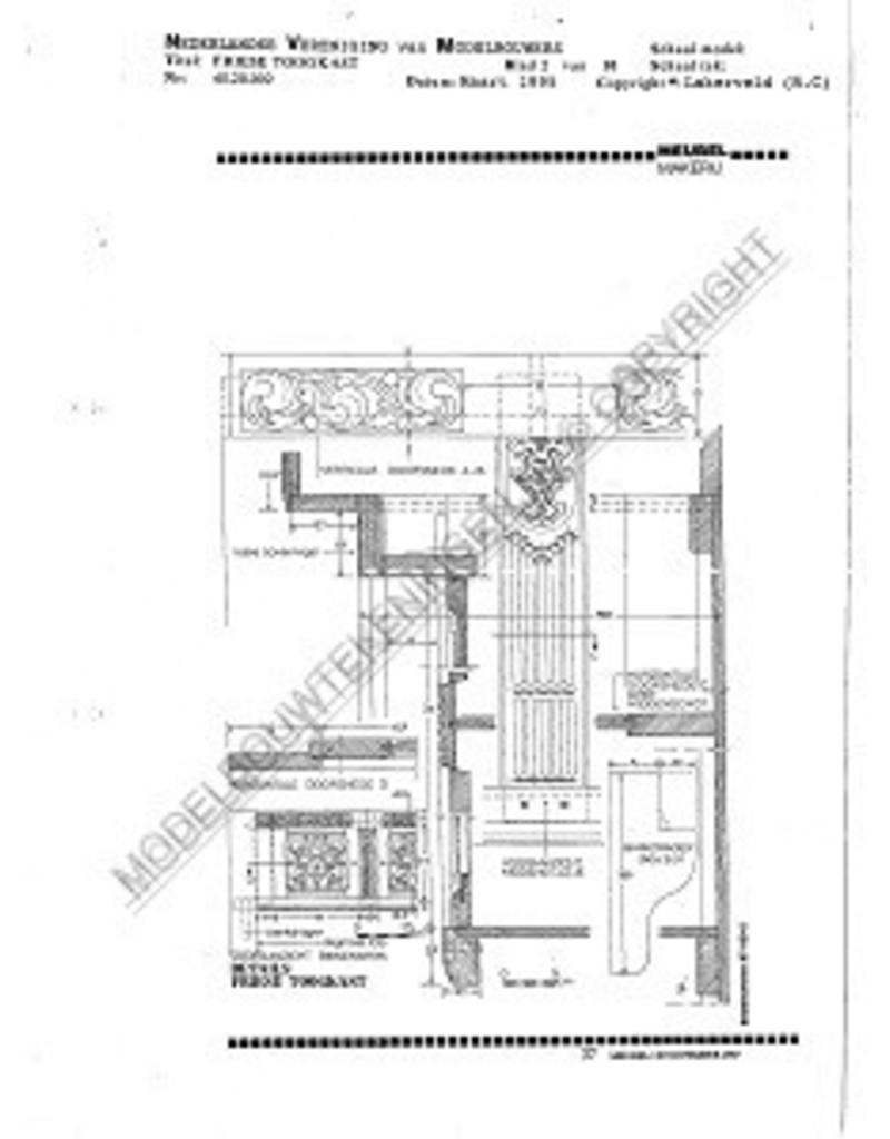 MBT Friesischer Bogenschrank - Bauzeichnung Maßstab 1 : N/A (45.20.002)