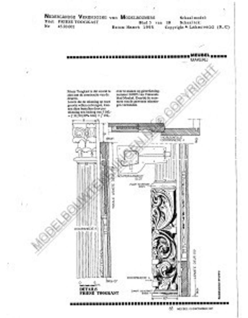 MBT Friesischer Bogenschrank - Bauzeichnung Maßstab 1 : N/A (45.20.002)