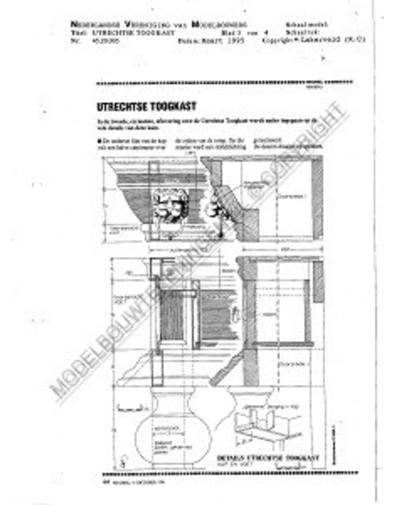 MBT Utrechter Bogenschrank - Bauzeichnung Maßstab 1 : N/A (45.20.005)