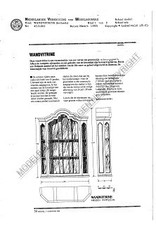 MBT Hollandse wandvitrine - Bouwtekening Schaal 1 : N/A (45.21.002)