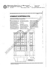 MBT Chippendale vitrinekast - Bouwtekening Schaal 1 : N/A (45.21.005)