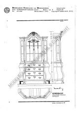 MBT 45.21.006 Dutch Rococo display cabinet