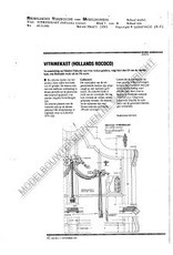 MBT Hollandse rococo vitrinekast - Bouwtekening Schaal 1 : N/A (45.21.006)