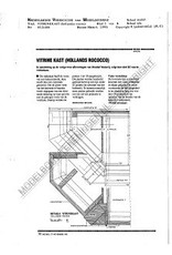 MBT Hollandse rococo vitrinekast - Bouwtekening Schaal 1 : N/A (45.21.006)