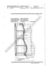 MBT Hollandse rococo vitrinekast - Bouwtekening Schaal 1 : N/A (45.21.006)