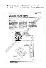 MBT Hollandse rococo vitrinekast - Bouwtekening Schaal 1 : N/A (45.21.006)