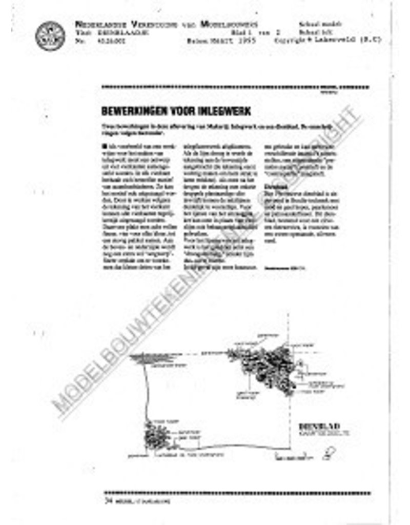 MBT dienblaadje - Bouwtekening Schaal 1 : N/A (45.26.002)