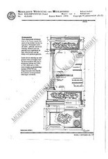 MBT Franse kolompendule - Bouwtekening Schaal 1 : N/A (45.28.003)