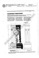 MBT 45.28.004 column pendulum clock, Second Empire